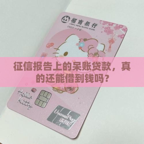 征信呆账贷款能贷吗