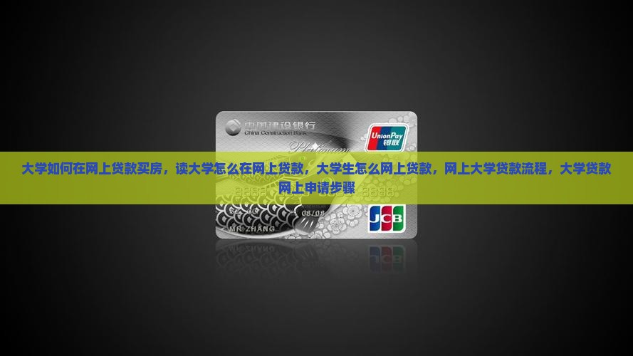 大学如何在网上贷款