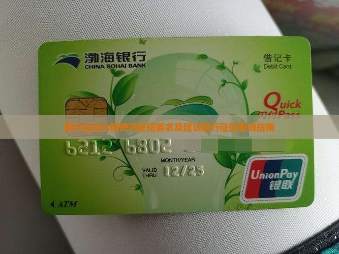 建行小微贷款法人征信