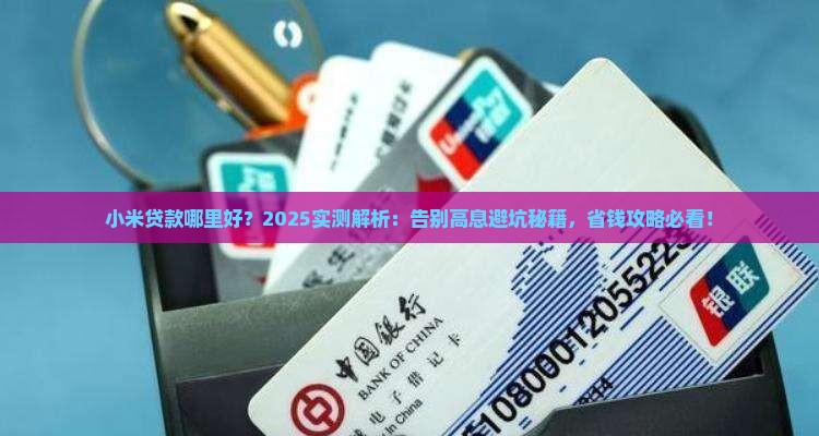小米贷款哪里好
