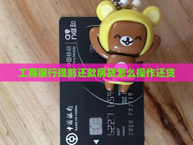 工行贷款提前还款APP