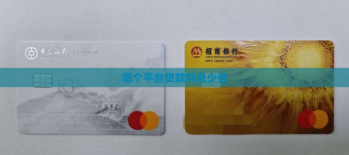 哪个平台贷款费用少些