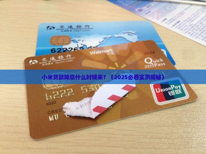 小米贷款降息时间
