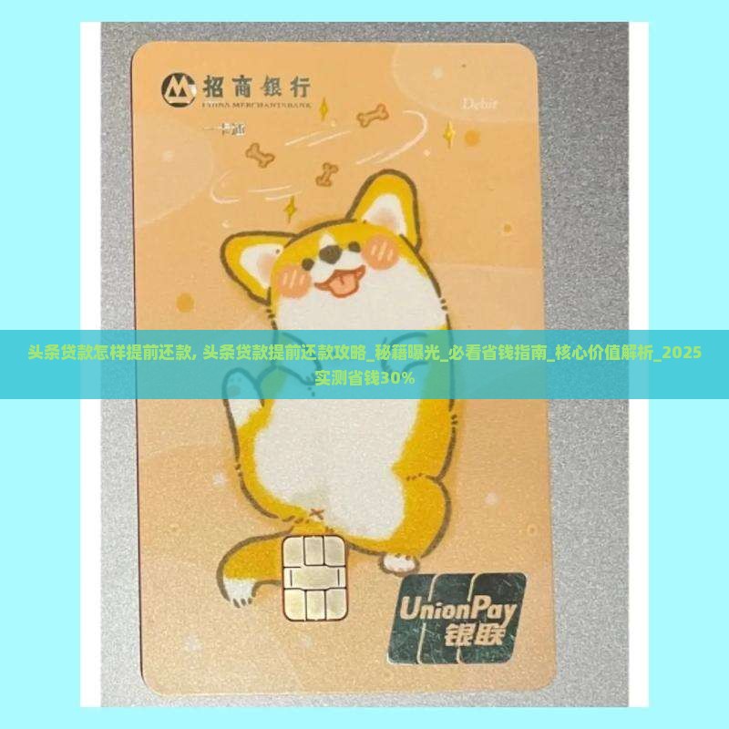 头条贷款怎样提前还款
