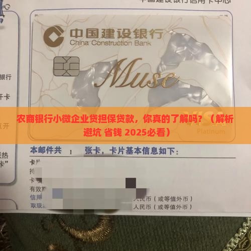 农商银行小微企业贷担保贷款