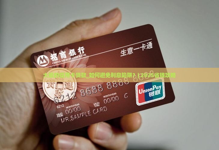 大额的信用卡贷款