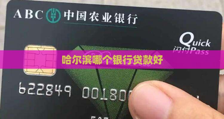 哈尔滨哪个银行贷款好