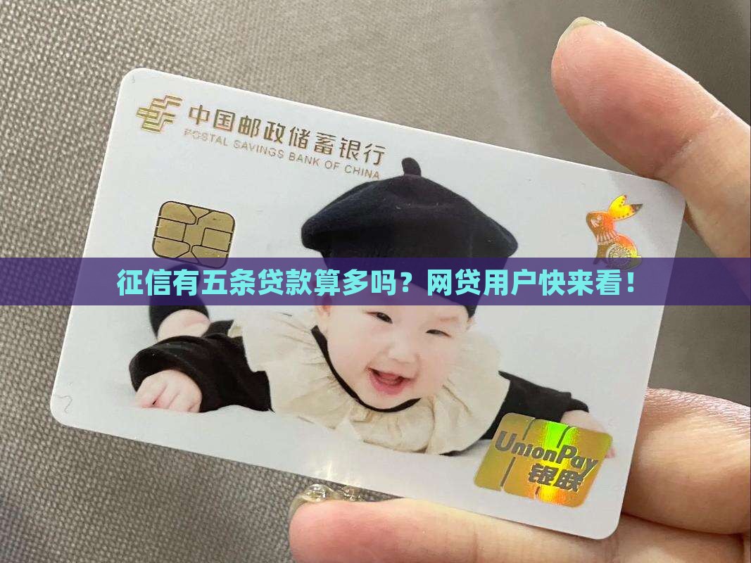 征信有五条贷款算多吗