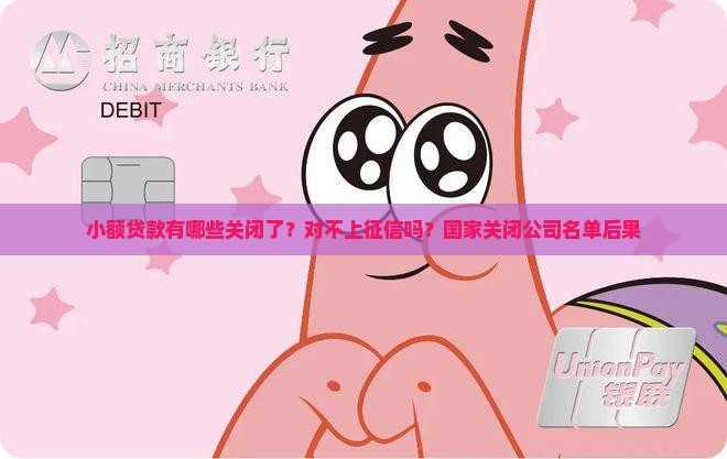 小额贷款有哪些关闭了