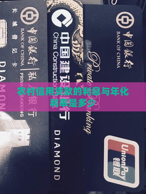 农村信用贷款年化利率