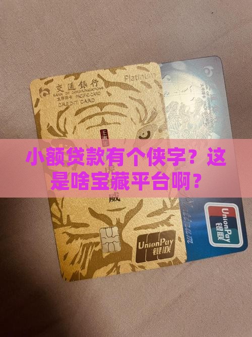 小额贷款有个侠字的