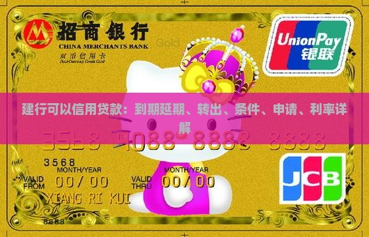 建行可以信用贷款