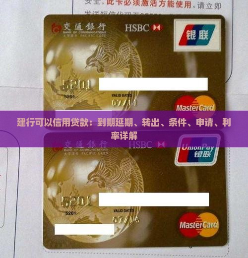 建行可以信用贷款
