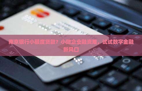 南京银行小额度贷款