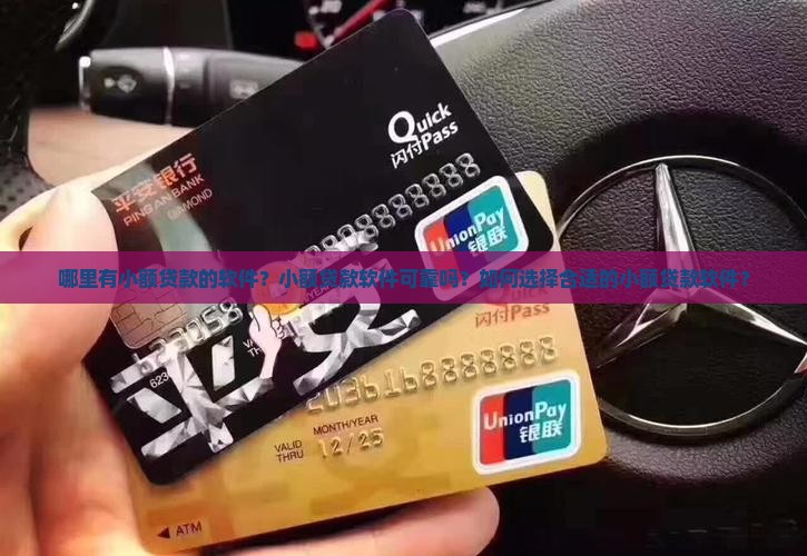 哪里有小额贷款的软件啊