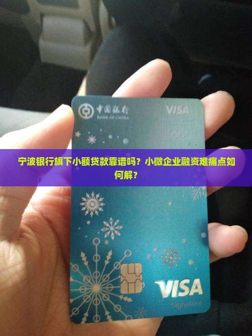 宁波银行旗下小额贷款