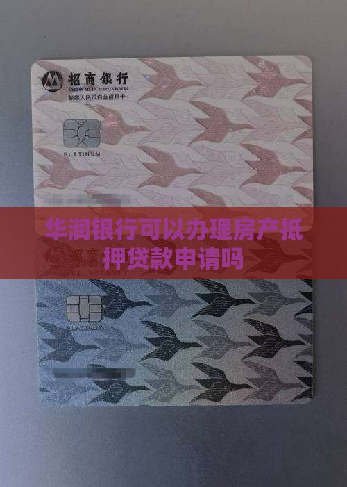 华润银行可以贷款吗