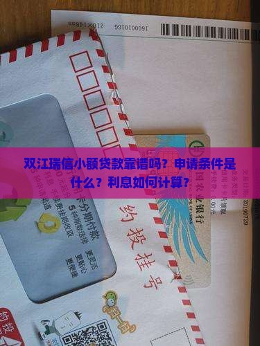 双江瑞信小额贷款