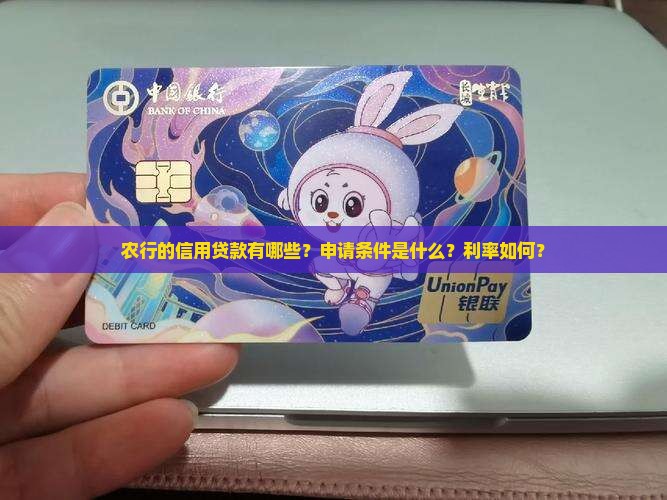 农行哪个是信用贷款