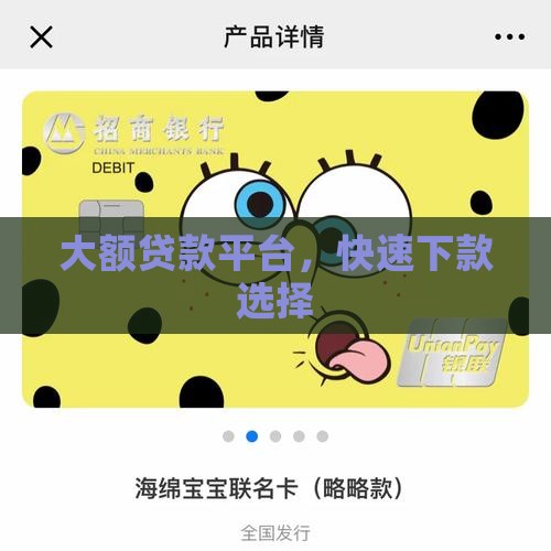 大额好下款的贷款平台
