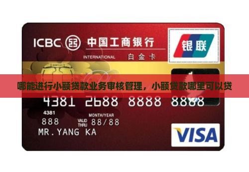哪能进行小额贷款