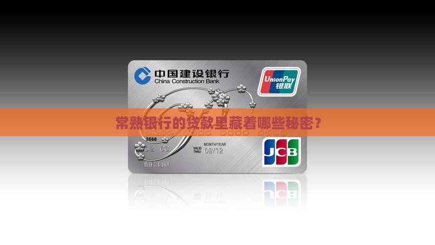 常熟银行贷款构成