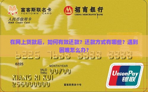 在网上贷款怎么再还上