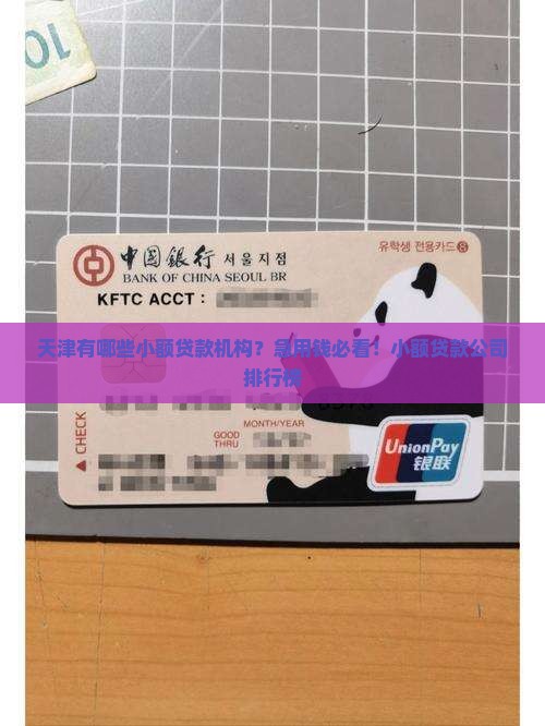 天津有哪些小额贷款机构