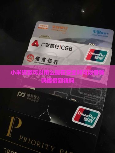 小米贷款可以用么
