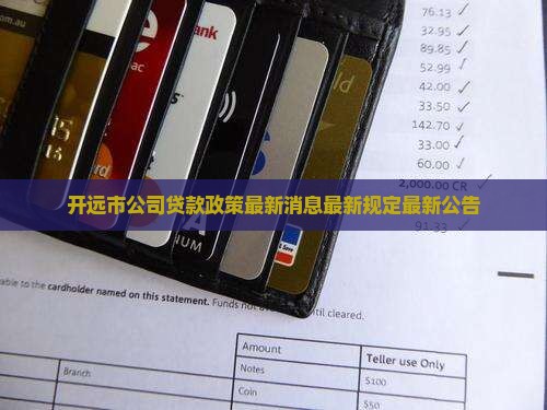 开远市公司贷款政策最新