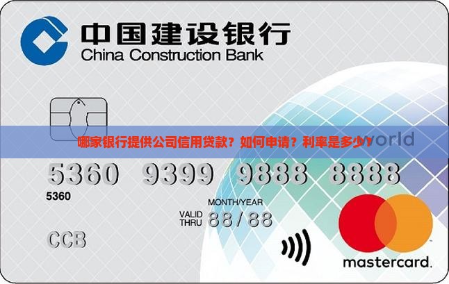 哪个银行有公司信用贷款