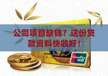 公司项目贷款资料