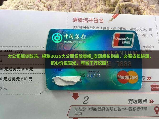 大公司都贷款吗