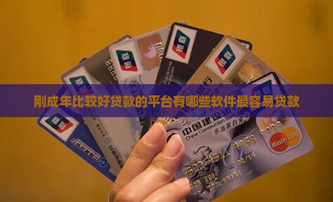 刚成年比较好贷款的平台