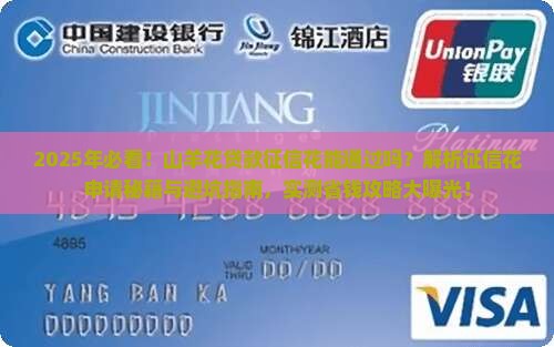 山羊花贷款征信花能通过吗