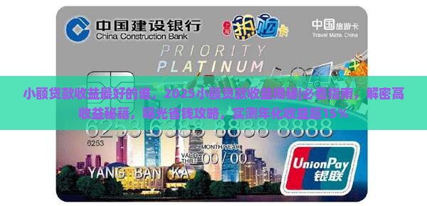 小额贷款收益最好的谁
