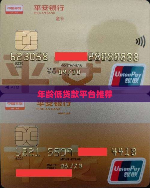 年龄低贷款平台有哪些