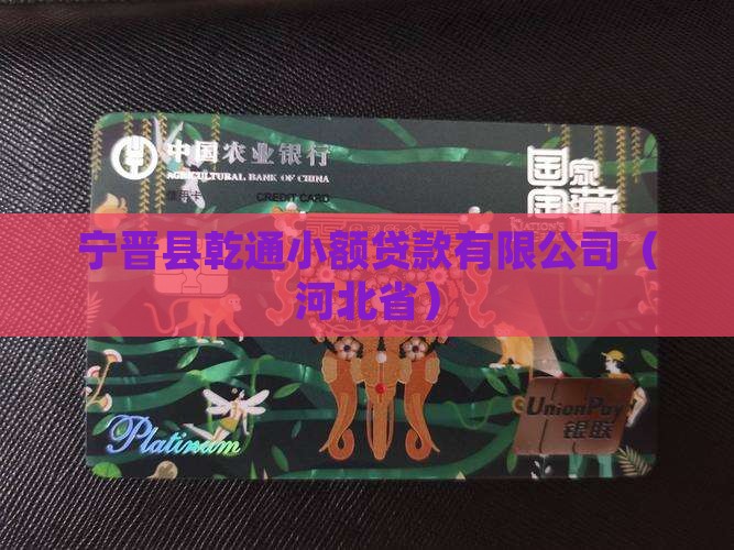 宁晋县乾通小额贷款