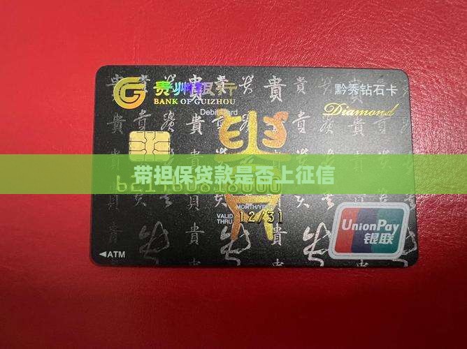 带担保费的贷款上征信吗