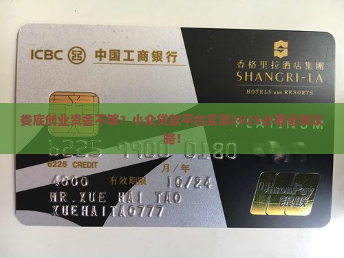 娄底小众创业贷款平台