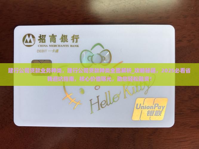 建行公司贷款业务种类