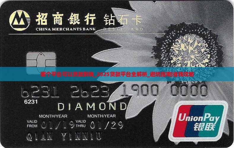 哪个平台可以贷款到钱