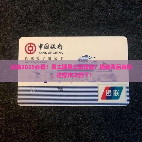 员工私自挪用公司贷款