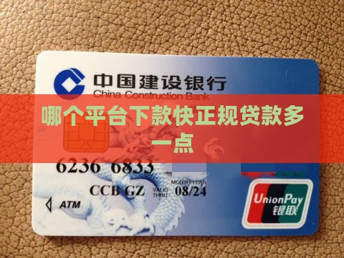 哪个平台放钱好贷款的多一点
