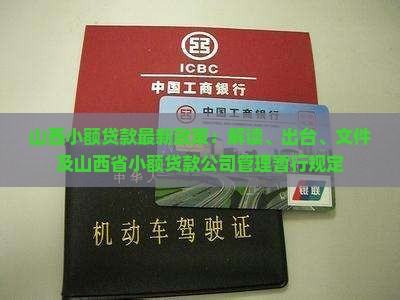 山西小额贷款最新政策