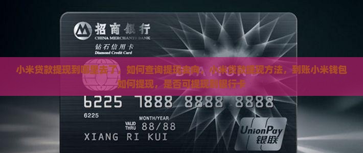 小米贷款提现到哪里去了