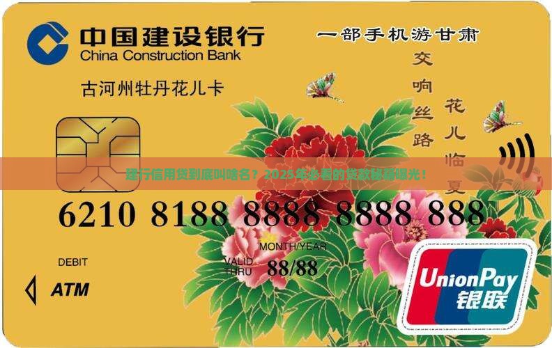 建行信用贷叫什么贷款名字