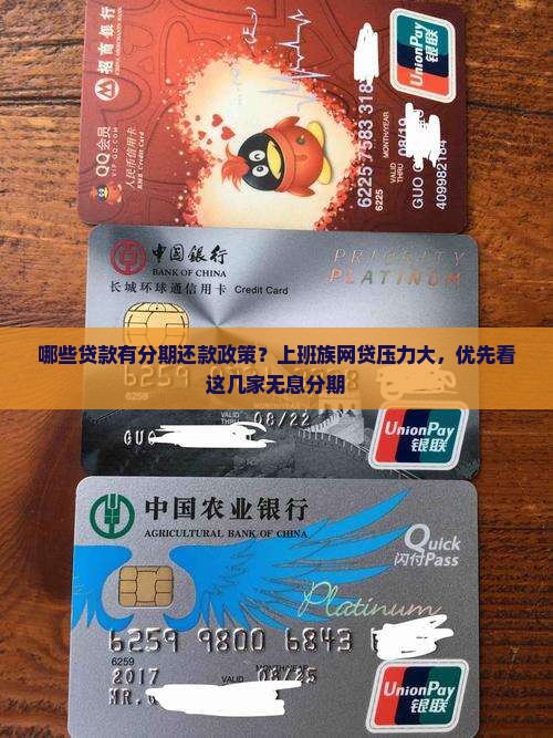 哪些贷款有分期还款政策