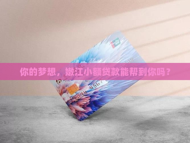 嫩江正大小额贷款