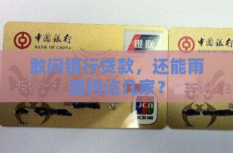 可以同时贷款几家银行吗